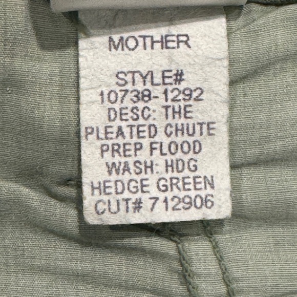 MOTHER pleated chute prep flood 
“whoops-a-daisy” - Picture 9 of 12